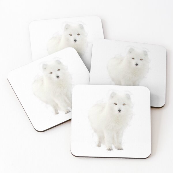 Item preview, Arctic Fox Watercolour Artwork  designed and sold by Typeglyphs.