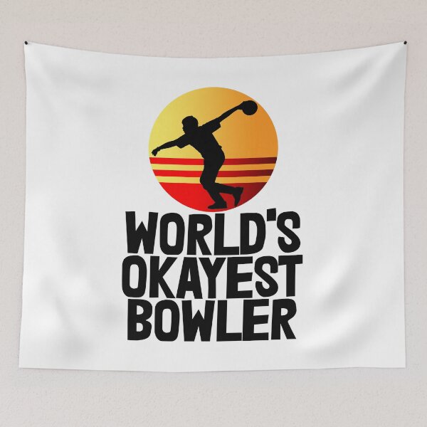 Item preview, World's Okayest Bowler designed and sold by Bendthetrend.