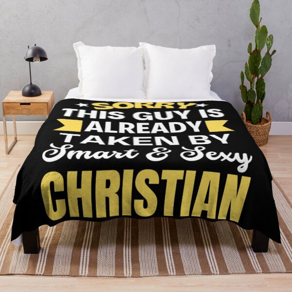 Item preview,  Sorry This Girl Is Already Taken By Smart & Sexy Christian - Funny Valentine Sayings designed and sold by chetan786.