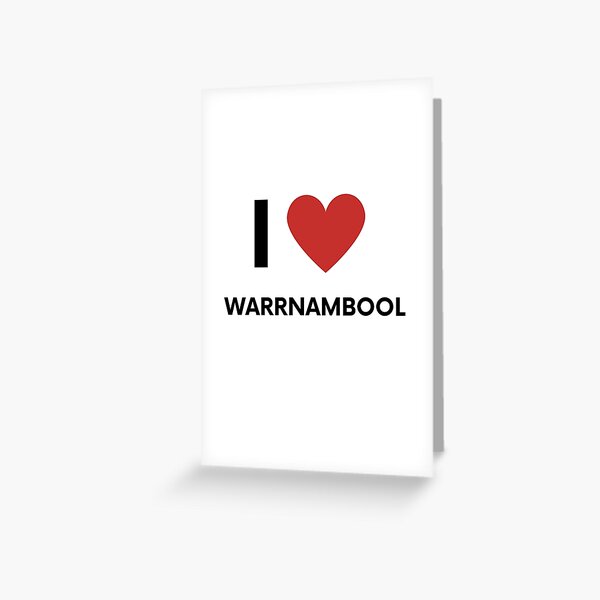 Item preview, I Love Warrnambool designed and sold by melbournegirl.