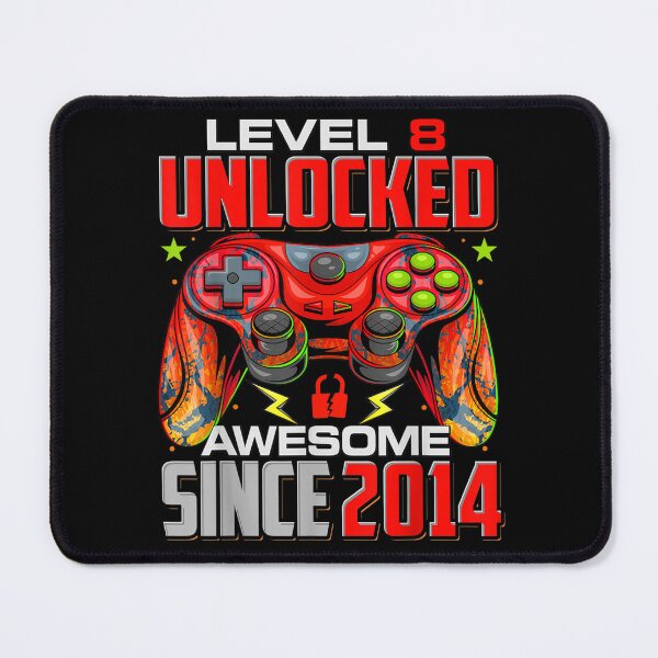 Item preview, Level 8 Unlocked Awesome Since 2014 8th Birthday Gaming designed and sold by moonligh1996.