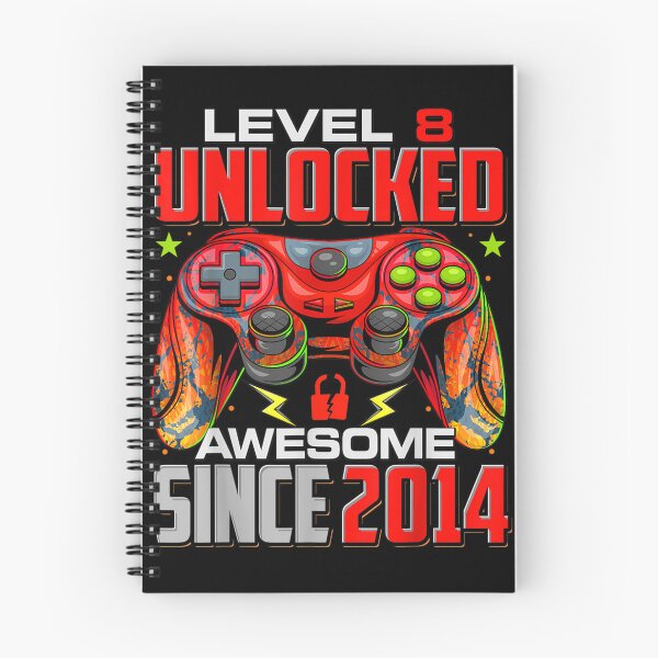 Item preview, Level 8 Unlocked Awesome Since 2014 8th Birthday Gaming designed and sold by moonligh1996.