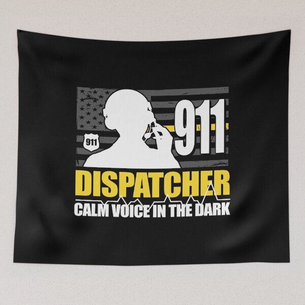 Item preview, 911 Dispatcher Calm Voice In The Dark designed and sold by TopDawgDesigns.