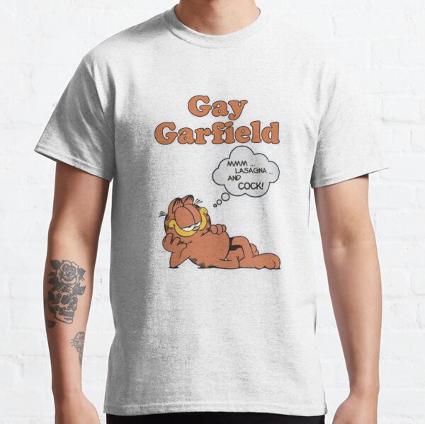 gay garfield Camiseta clásica