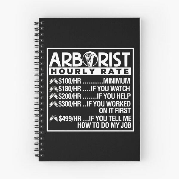 Item preview, Arborist Hourly Rate designed and sold by TopDawgDesigns.