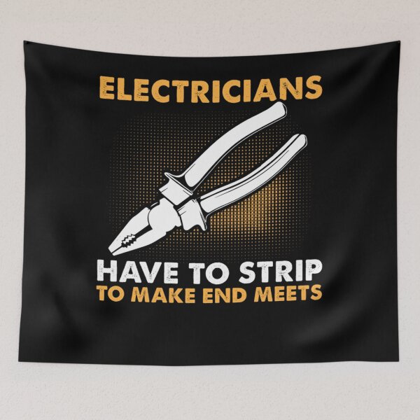 Item preview, Electricians Have To Strip To Make Ends Meet  designed and sold by KathrineSandnes.