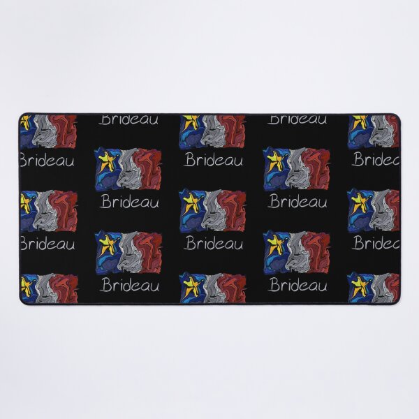Item preview, Acadian Flag pastel liquid mosaic Brideau - Drapeau acadien mosaïque liquide pastel vitrail Brideau designed and sold by ColoursOfFrance.