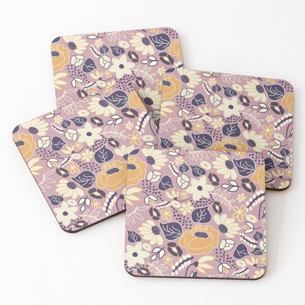 Item preview, Berry Folksy Floral  designed and sold by Lozzie Eliza Designs.