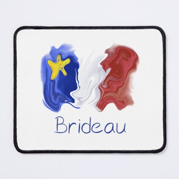 Item preview, Acadian Flag pastel liquid Brideau  - Drapeau acadien liquide pastel Brideau  designed and sold by ColoursOfFrance.