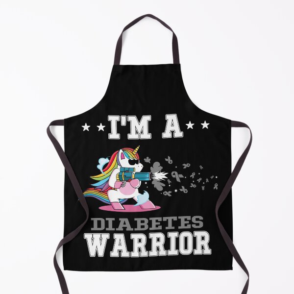 Item preview, Funny Unicorn I'm A Diabetes Warrior designed and sold by heppenp.