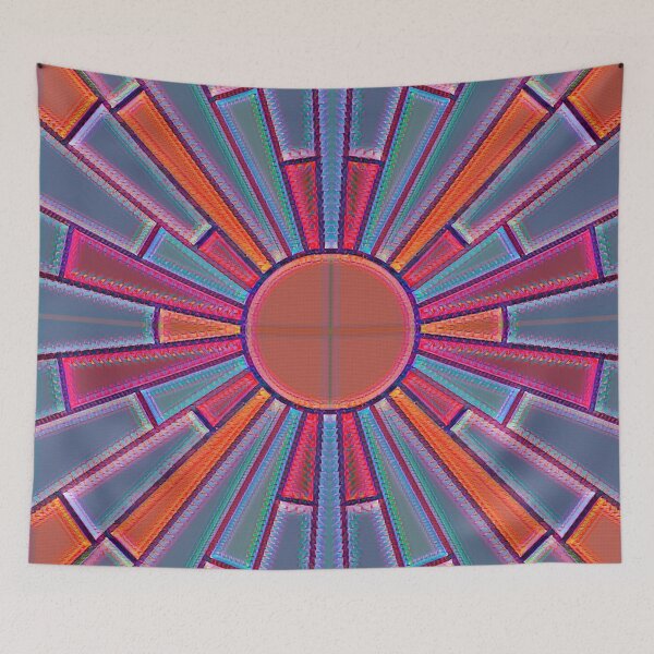 Item preview, Retro Style Shining Sun Pattern designed and sold by zachandjackson.