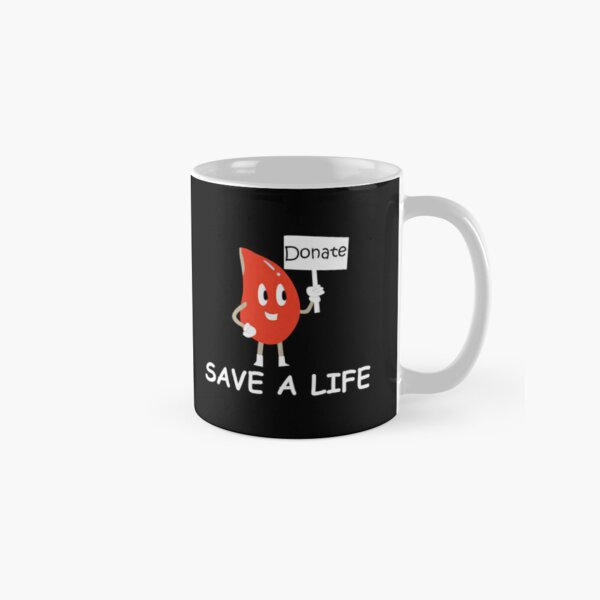 Blood Donor Mug. Blood Donor Gift. Donate Blood Mug. Give 