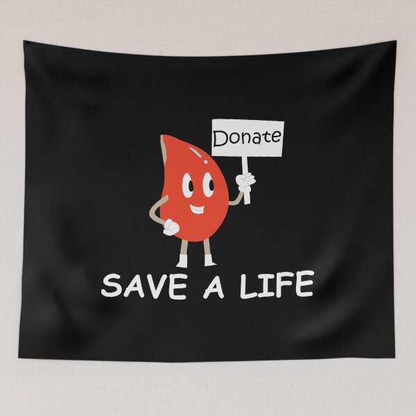 Item preview, Donate Blood Save A Life designed and sold by TopDawgDesigns.