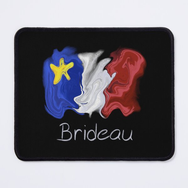 Item preview, Acadian Flag pastel liquid Brideau - Drapeau acadien liquide pastel Brideau  designed and sold by ColoursOfFrance.