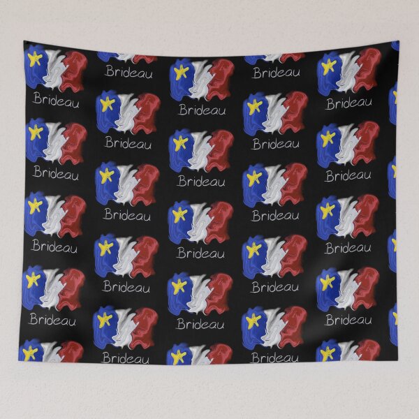Item preview, Acadian Flag pastel liquid Brideau - Drapeau acadien liquide pastel Brideau  designed and sold by ColoursOfFrance.