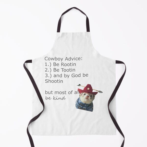 Item preview, Ferret Cowboy Advice designed and sold by LaBleuBoutiq.
