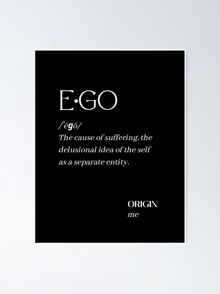 ego-origin-definition-poster-for-sale-by-cf-collection-redbubble