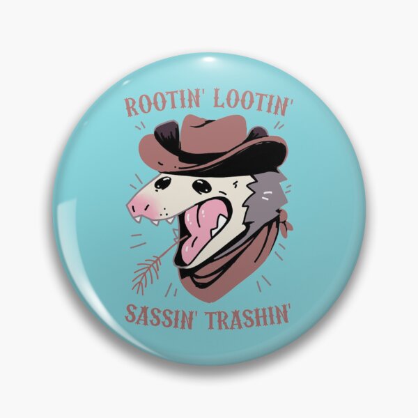 Item preview, Rootin Lootin Sassin Trashin - Funny Rootin Tootin Possum Cowboy   designed and sold by LaBleuBoutiq.