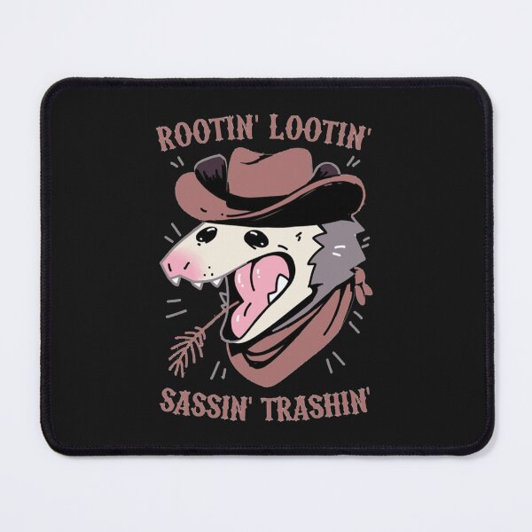 Item preview, Rootin Lootin Sassin Trashin - Funny Rootin Tootin Possum Cowboy   designed and sold by LaBleuBoutiq.