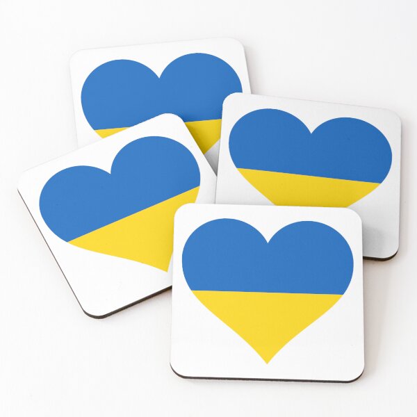 Item preview, Ukraine Flag Heart designed and sold by gillys.
