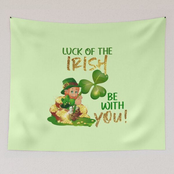 Item preview, Luck of the Irish Be With You!! (on Lt. Green) designed and sold by PawsitiveMum.