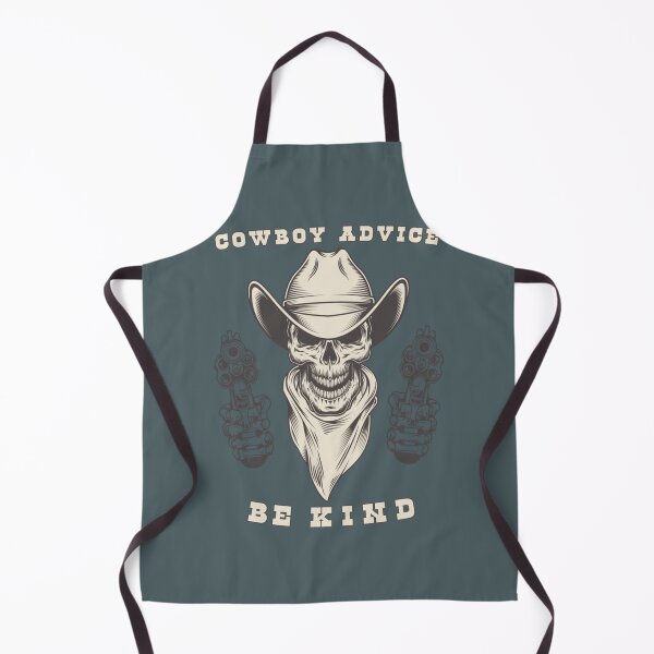Item preview, Funny 1 Cowboy Advice Be Kind Design with Skull, Hat And PistolsGuns Gifts for Friends and Far We designed and sold by LaBleuBoutiq.