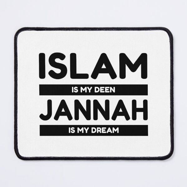 Item preview, islam is my deen jannah is my dream islamic art quotes 4 designed and sold by EfenDesign.