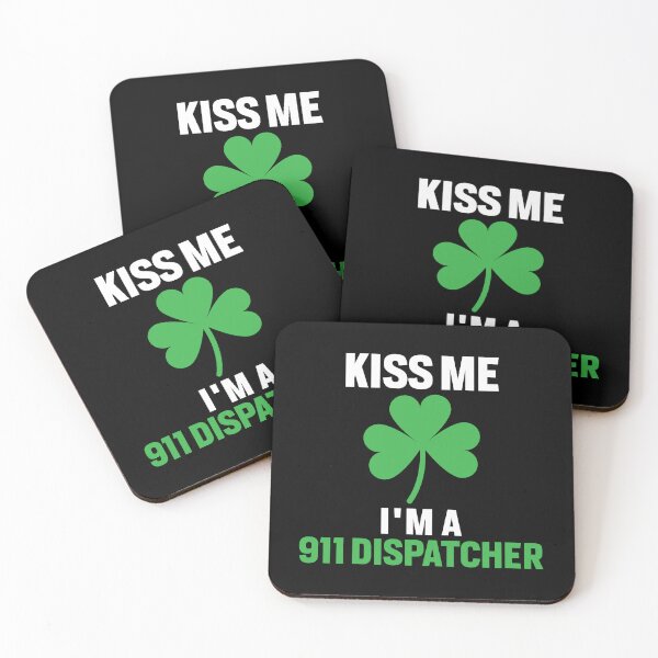 Item preview, Kiss Me I'm A 911 Dispatcher designed and sold by TopDawgDesigns.