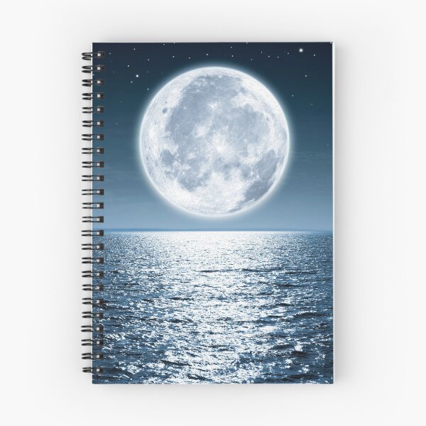 Item preview, Moon at Night over the Ocean, lunar collector designed and sold by LGMmugsdesign.