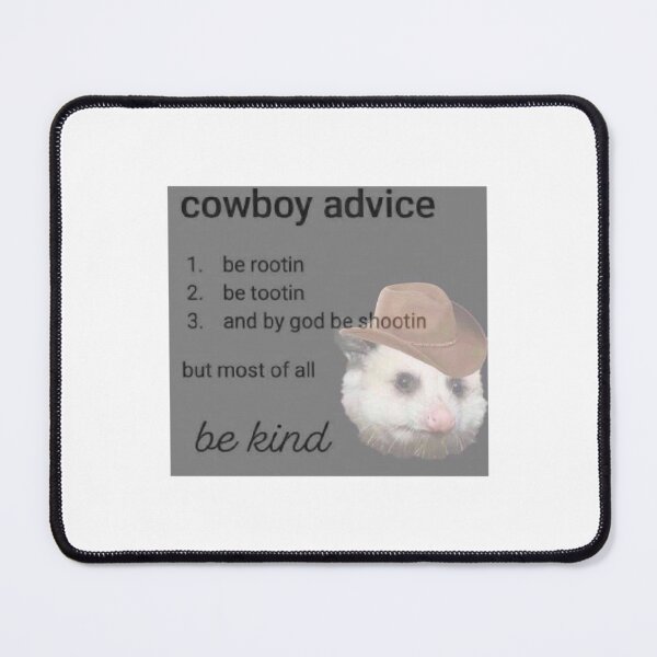 Item preview, cowboy advice designed and sold by LaBleuBoutiq.