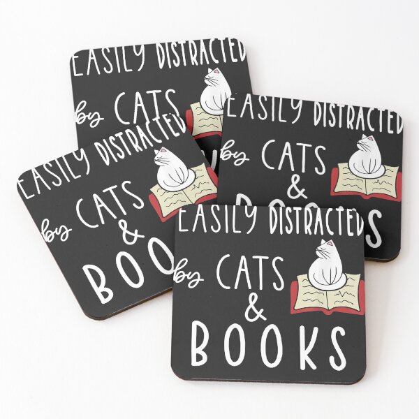 Item preview, Easily DISTRACTED Cats Books designed and sold by janetjodyrve.
