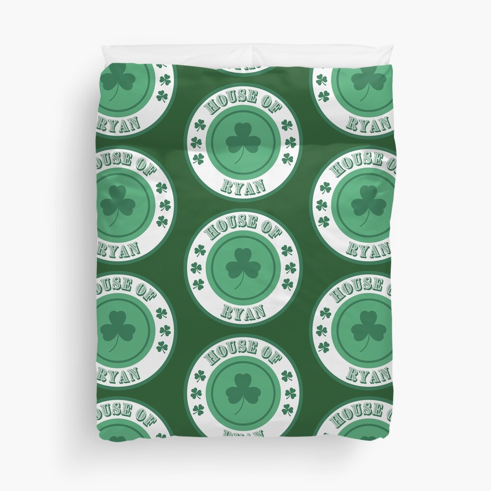 House of Ryan, St Patrick's Day, Ireland Duvet Cover