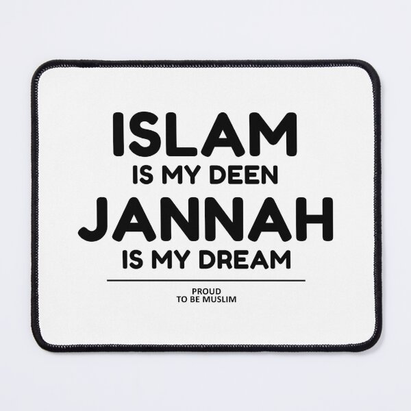 Item preview, islam is my deen jannah is my dream islamic art quotes 5 designed and sold by EfenDesign.