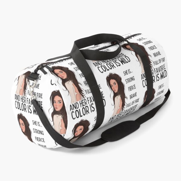 Item preview, She is strong, fierce, brave and full of fire, and her favorite color is wild. strong women quote for International Women's Day and Everyday featuring a wild brunette design designed and sold by Auntieck.