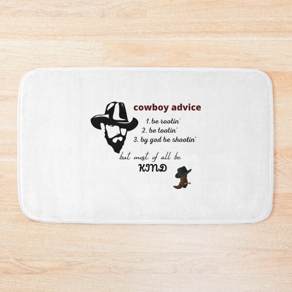 Item preview, cowboy advice                designed and sold by LaBleuBoutiq.