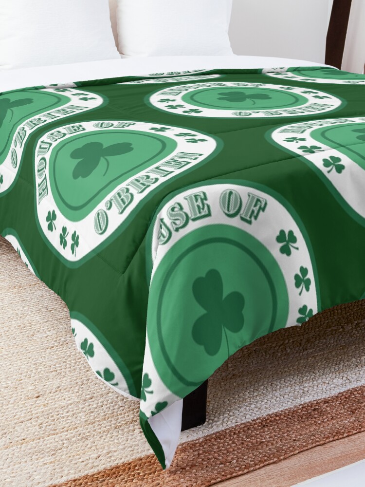 Alternate view of House of O'Brien, St Patrick's Day, Ireland Comforter