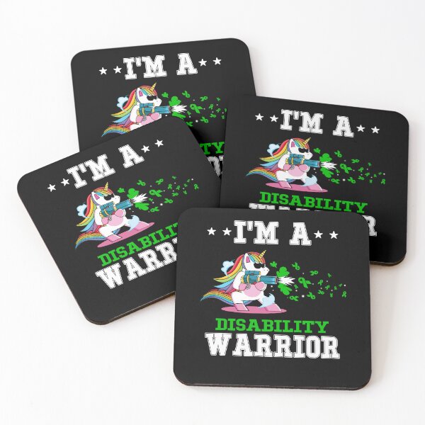Item preview, Funny Unicorn I'm A Disability Warrior designed and sold by heppenp.