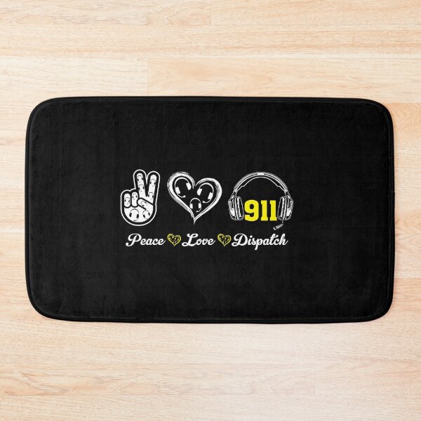 Item preview, Peace Love 911 Dispatch designed and sold by TopDawgDesigns.