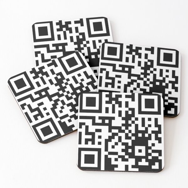 Item preview, QR Code Rickroll designed and sold by FunnyDeeMerch.