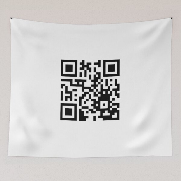 Item preview, QR Code Rickroll designed and sold by FunnyDeeMerch.