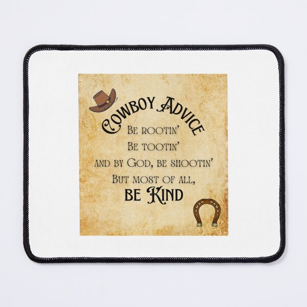 Item preview, Cowboy Advice              designed and sold by LaBleuBoutiq.