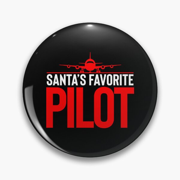 Item preview, Santa's Favorite Pilot Funny Christmas Xmas designed and sold by TopDawgDesigns.