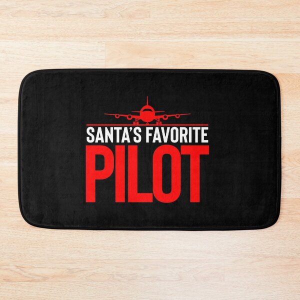 Item preview, Santa's Favorite Pilot Funny Christmas Xmas designed and sold by TopDawgDesigns.