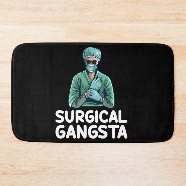 Item preview, Surgical Gangsta Surgical Technologist Tech Funny designed and sold by TopDawgDesigns.