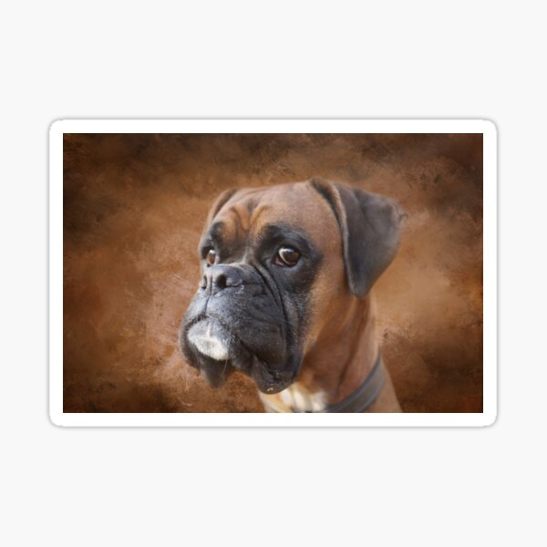 Item preview, Boxer Dog Two designed and sold by Elisabeth Lucas.