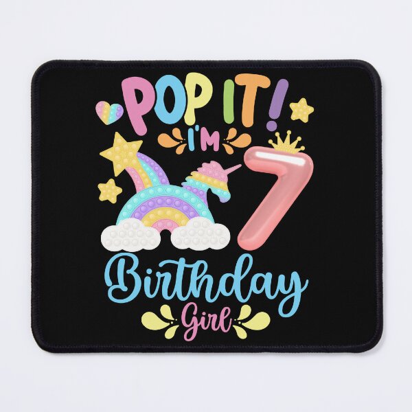Item preview, Pop it Birthday Girl - Pop It I'm 7th Year old Birthday Girl Pop it Party Theme designed and sold by ohmier.