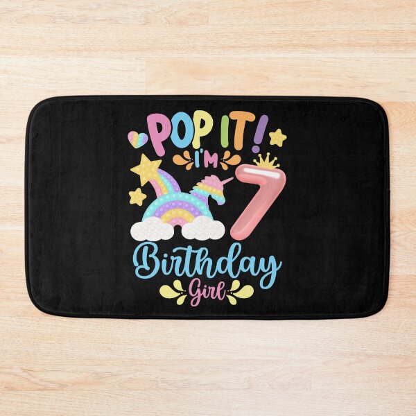 Item preview, Pop it Birthday Girl - Pop It I'm 7th Year old Birthday Girl Pop it Party Theme designed and sold by ohmier.