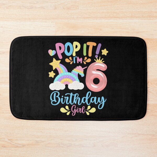 Item preview, Pop it Birthday Girl - Pop It I'm 6th Year old Birthday Girl Pop it Party Theme designed and sold by ohmier.