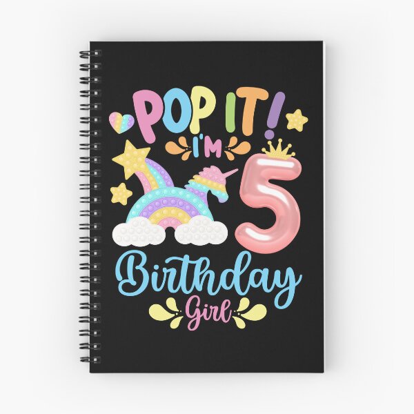 Item preview, Pop it Birthday Girl - Pop It I'm 5th Year old Birthday Girl Pop it Party Theme designed and sold by ohmier.
