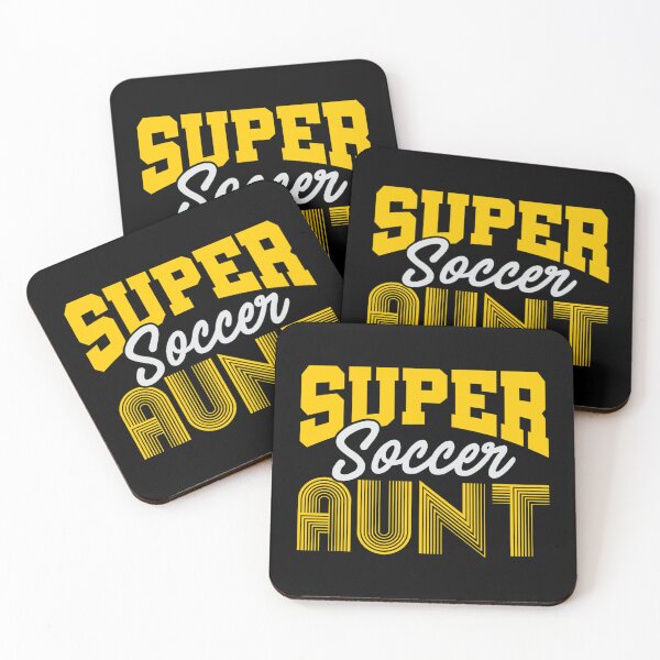 Item preview, Super Soccer Aunt Fitted Scoop T-Shirt designed and sold by amiyacunni.